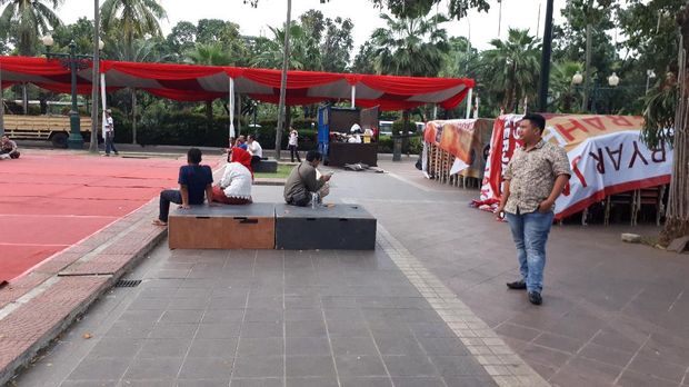 Gladi Resik Penyambutan Anies-Sandi Mulai Dilakukan di Balai Kota