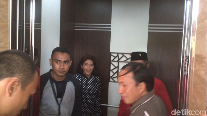 Susi Pudjiastuti Sambangi Kantor PDIP, Dalam Rangka Apa?