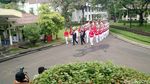 Foto: Jokowi-JK Pimpin Kirab Pelantikan Anies-Sandi di Istana