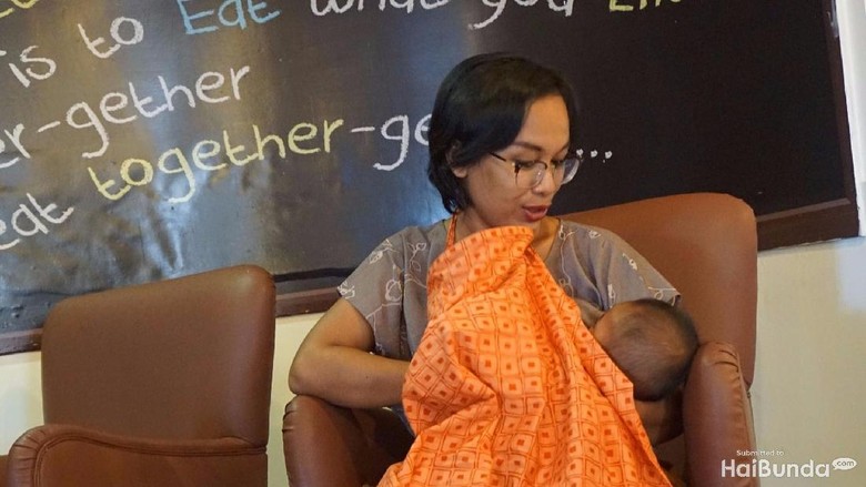 Ilustrasi ibu menyusui/ Foto: Eny K Ilustrasi ibu menyusui/ Foto: Eny K