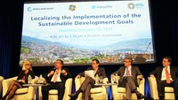 Dalam pertemuan ini disampaikan bahwa penerapan SDGs menjadi semakin efektif apabila disesuaikan dengan keunikan berbagai negara  bersangkutan, sehingga manfaatnya dapat dirasakan penduduk negara tersebut. Foto: dok. Bappenas