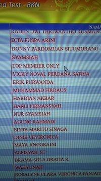 Bill Clinton Daftar CPNS di Pekanbaru