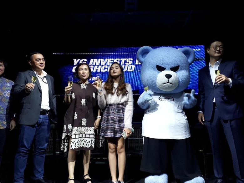 Gushcloud dan YG Entertainment Foto: Delia Arnindita Larasati Gushcloud dan YG Entertainment Foto: Delia Arnindita Larasati