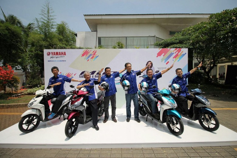 Mio S Tubeless & Ban Lebar 125cc Blue Core (Foto: dok. Yamaha Indonesia) Mio S Tubeless & Ban Lebar 125cc Blue Core (Foto: dok. Yamaha Indonesia)