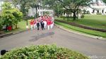 Foto: Jokowi-JK Pimpin Kirab Pelantikan Anies-Sandi di Istana