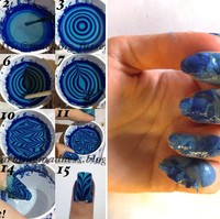 Di Pinterest, banyak tutorial cat kuku yang terlihat mudah dan menarik ditiru. Tapi tak semua orang bisa menirunya seperti wanita ini. Foto: ist