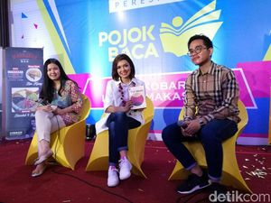 Gibran Rakabuming dan Najwa Shihab Resmikan Pojok Baca di Makassar
