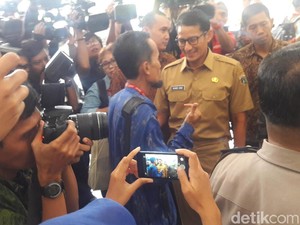 Sandiaga akan Cek Pelebaran Trotoar di Semanggi Sambil Lari