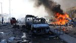 Foto: Ngerinya Bom Truk di Somalia