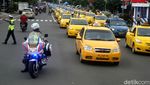 Aksi Tolak Angkutan Online di Purwokerto