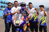 YZF-R25 Rey Ratukore Podium Juara, Rider Yamaha Dominasi IRS 2017