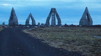 Thoroddsen membangun susunan-susunan batu tersebut dengan tujuan untuk membuat jam matahari (Dok. Arctic Henge/Facebook)