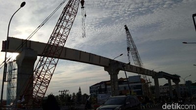 Yuk Intip Proyek LRT Palembang yang Lagi Dikebut