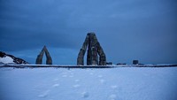 Thoroddsen juga mempunyai misi khusus dari pembuatan Arctic Henge. Dia berharap, turis yang datang ke Islandia juga mampir ke kawasan utaranya untuk melihat monumen ini, yakni menjadi destinasi wisata untuk turis (Dok. Arctic Henge/Facebook)