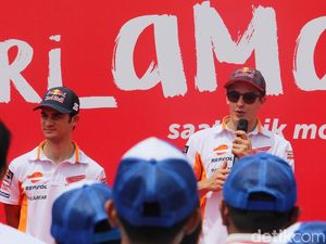 Kata Marquez soal Persaingan dengan Dovizioso dan Vinales di Akhir Musim