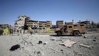 ISIS kehilangan banyak wilayahnya di Suriah dan Irak sepanjang tahun ini, termasuk kota Mosul (Irak) yang paling berharga. Foto: REUTERS/Rodi Said