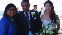 Dirangkum beragam sumber, Tony Fernandes menikah dengan Chloe di Cote dAzur, Prancis. Foto: Ist (Pagez)