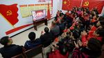 Saat Rakyat China Serius Menyimak Pidato 3,5 Jam Presiden Xi