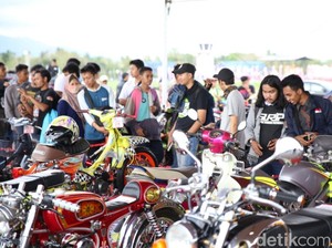 Puluhan Modifikator Ikuti Kontes Final Modifikasi Motor Honda