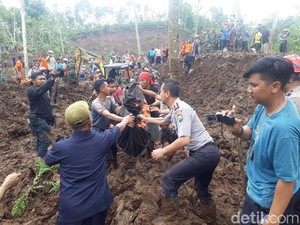 Satu Korban Longsor di Jember Berhasil Ditemukan