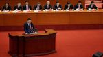 Saat Rakyat China Serius Menyimak Pidato 3,5 Jam Presiden Xi