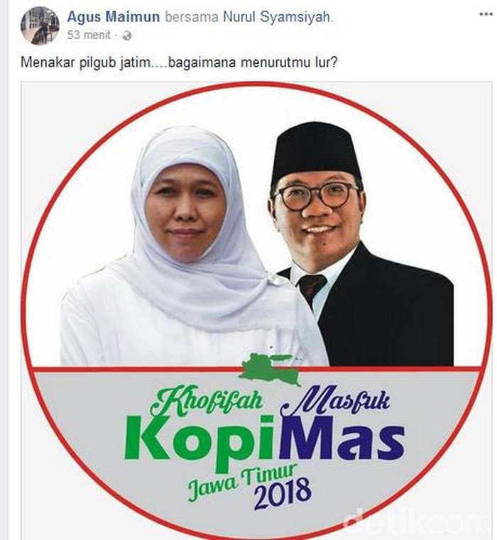 Khofifah Berpasangan dengan Ketua PAN Jatim?