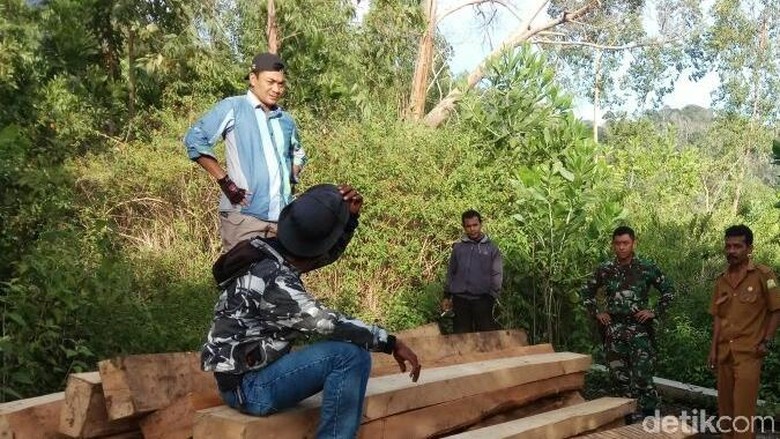 Tangkap 3 Pembalak Liar di Aceh, Polisi Sita Kayu Gelondongan Tangkap 3 Pembalak Liar di Aceh, Polisi Sita Kayu Gelondongan