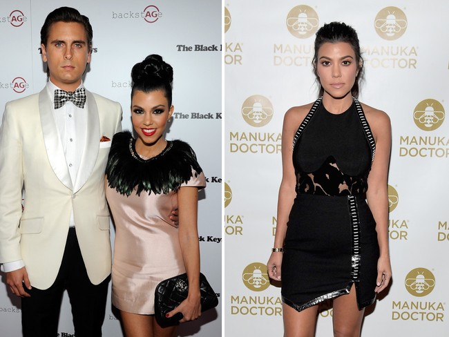 Kourtney Kardashian jadi lebih rajin fitnes dan merawat diri setelah putus dari Scott Disick. Alhasil, ia jadi lebih cantik, tubuhnya pun lebih seksi dan kencang. Kourtney juga dikabarkan pasang implan payudara pascaputus. Foto: Getty Images