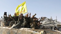 Deklarasi resmi untuk kemenangan atas ISIS di Raqqa akan digelar segera setelah ranjau dan simpatisan ISIS dibersihkan dari kota itu. Foto: REUTERS/Erik De Castro