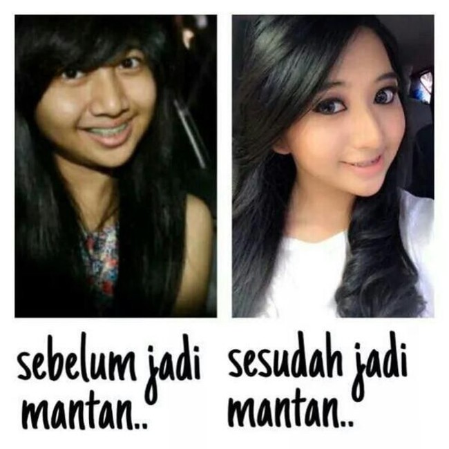 Anda punya mantan yang berubah jadi cantik? Mungkin akan tambah menyesal setelah lihat meme ini.