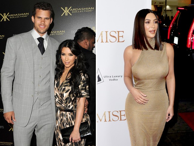 Setelah pernikahannya yang hanya berusia 72 hari dengan Kris Humphries kandas, Kim Kardashian mengubah total penampilannya. Tak ada lagi rambut brunette yang disasak dan ditata bergelombang. Kim Kardashian memilih rambut lurus. Foto: Getty Images