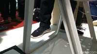 Sepatu Sandi Uno ini merupakan produk UMKM 910 yang sudah setia dipakai Sandiaga sejak masa kampanye.