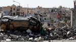 Sorak-sorai Petempur Sambut Kebebasan Raqqa dari ISIS