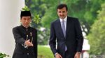 Temui Jokowi di Istana Bogor, Emir Qatar Disambut Anak-anak
