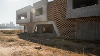 Orang asing menganggap kota ini ditinggalkan dan orang China menganggap kota ini masih berkembang. Bangunan-bangunan di Kota Kangbashi dibangun dalam waktu singkat sehingga melupakan sisi kualitas bahan yang digunakan (Raphael Olivier/CNN Style)