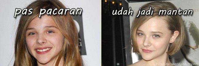 Dulu Chloe Grace Moretz masih belum mengenal makeup.