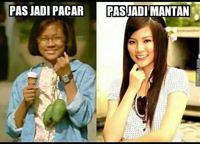 Transformasi jadi cantik sering kali karena mantan punya gebetan baru dan ingin segera move on dari Anda.