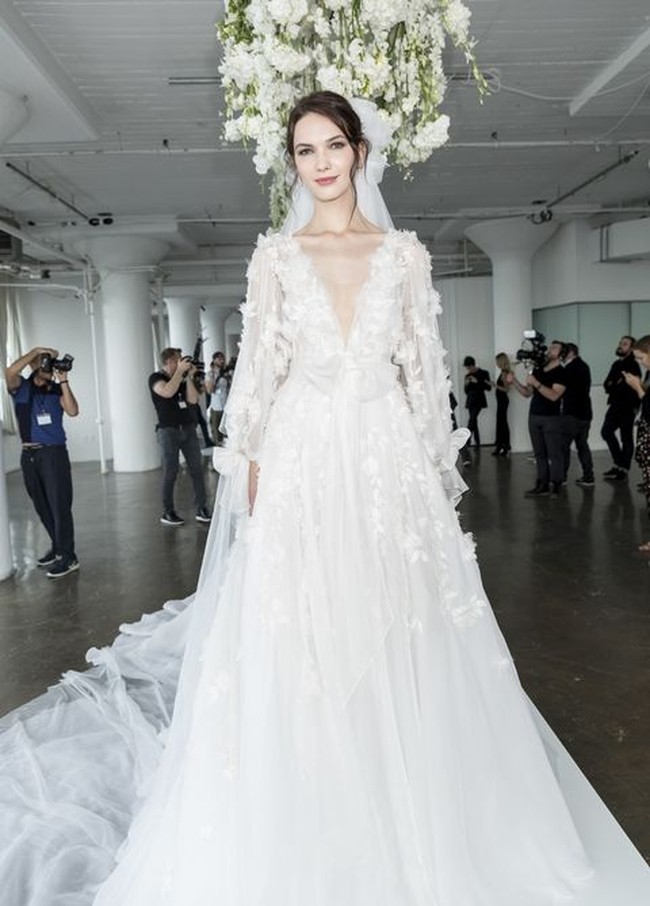 Brand Marchesa banyak menyediakan gaun pengantin princess yang bisa jadi inspirasi Anda. Ini salah satunya. (Foto: Getty Images)