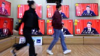 Dalam pidatonya, Xi menjabarkan visi penuh keyakinan untuk China yang lebih makmur dan lebih berperan di dunia. Foto: AFP PHOTO/STR