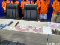 Sindikat Pengedar Uang Palsu Pecahan Rp 100 Ribu Dibongkar