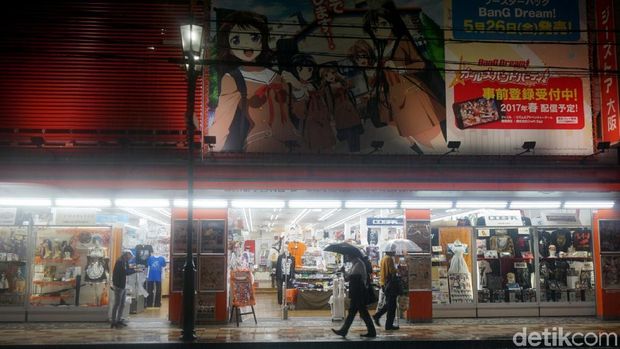 Toko yang menjual kostum cosplay (Wahyu/detikTravel)