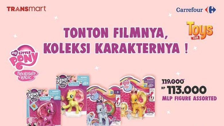 Foto: Promo My Little Pony di Transmart Carrefour (Transmart Carrefour) Foto: Promo My Little Pony di Transmart Carrefour (Transmart Carrefour)