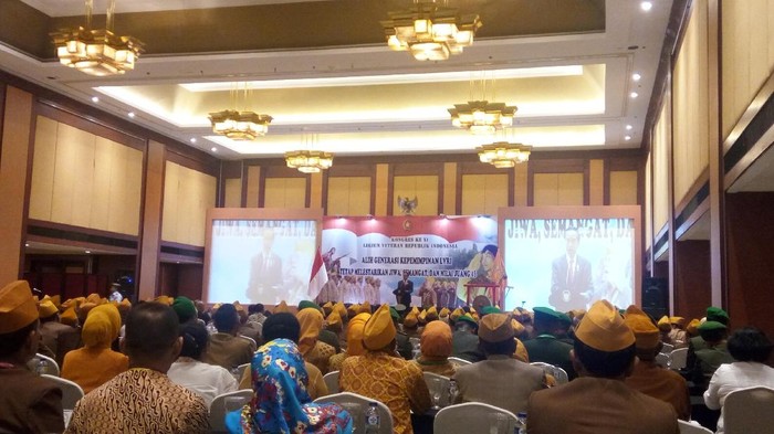 Jokowi: Saya Berharap Veteran Memperkuat Karakter Bangsa