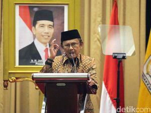 Habibie Minta Kader Golkar Sebarkan Ideologi Pancasila