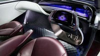 Konsep Fine-Comfort Ride memanfaatkan sejumlah besar tenaga listrik yang disediakan oleh hidrogen sebagai sumber energinya. Uniknya, mobil ini diklaim bisa menjangkau jarak hingga 1.000 kilometer. Foto: dok. Toyota