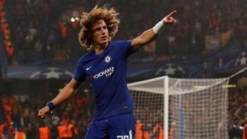 15. David Luiz - Chelsea - 17,6 juta follower. Foto: Andrew Boyers/Action Images via Reuters