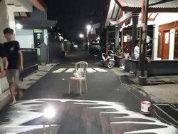 Deretan Lukisan 3D Keren Hiasi Jalanan Depok