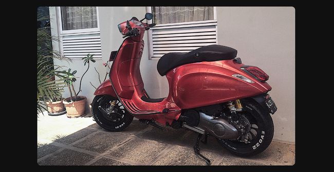 Modif Vespa Sprint 150 Race Proven Habiskan Rp 28 Juta