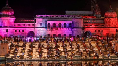 Foto: Melihat Kemeriahan Festival Diwali yang Juga Mencetak Rekor