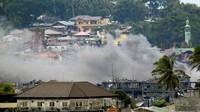 Duterte datang mengunjungi Marawi tepat sehari setelah dua pemimpin militan pro-ISIS tewas.